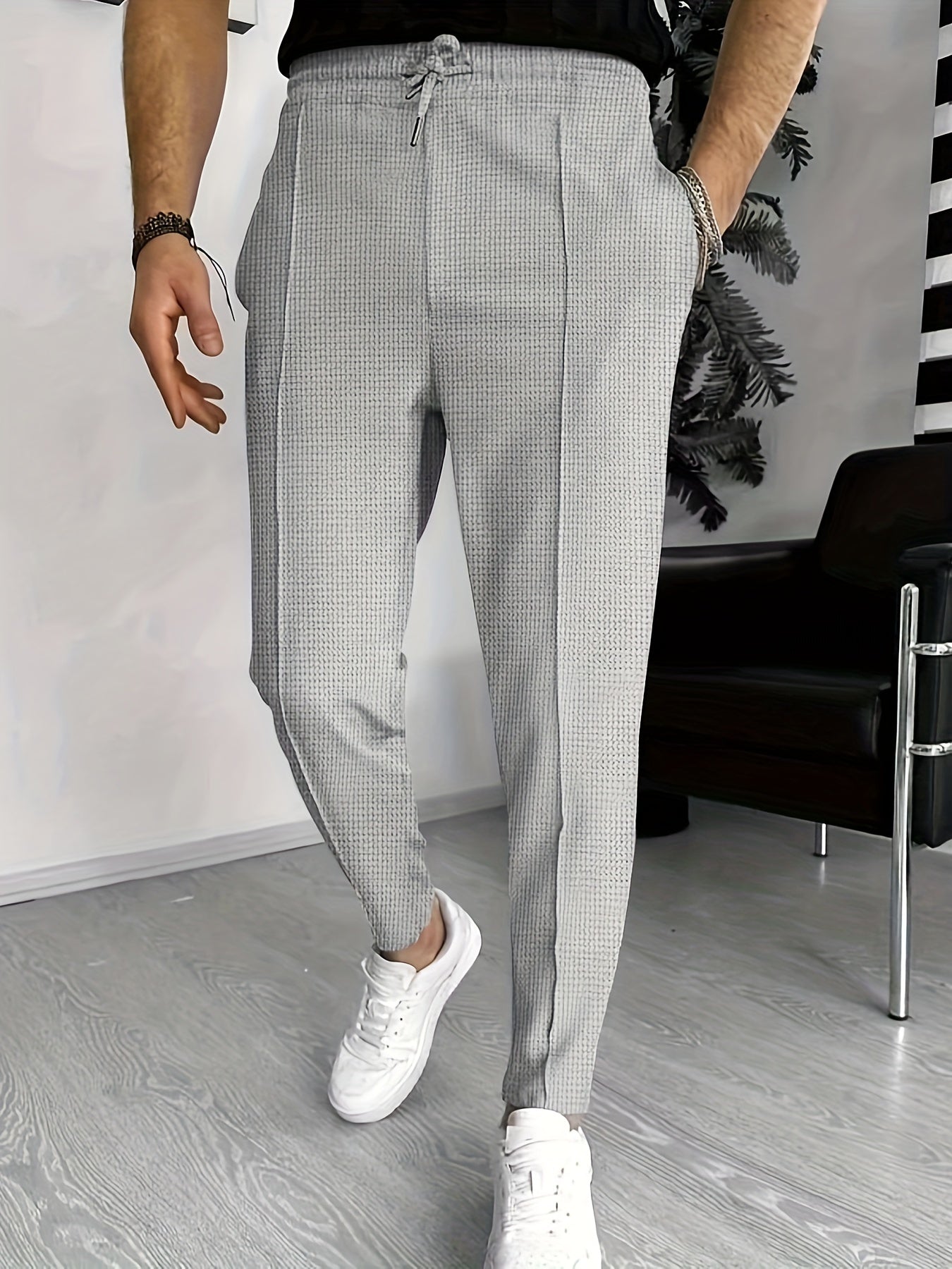 Heren Chino Broek Slim Fit Kwaliteit Stof
