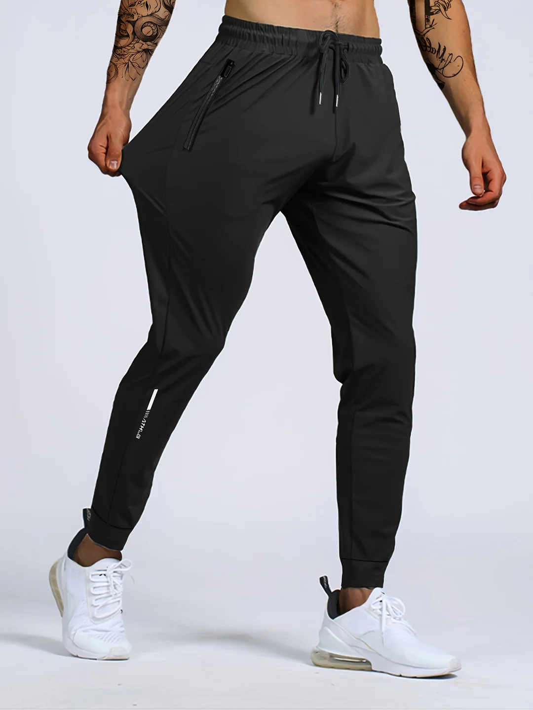 Comfortabele Heren Sportbroek met Stretch & Ritsen