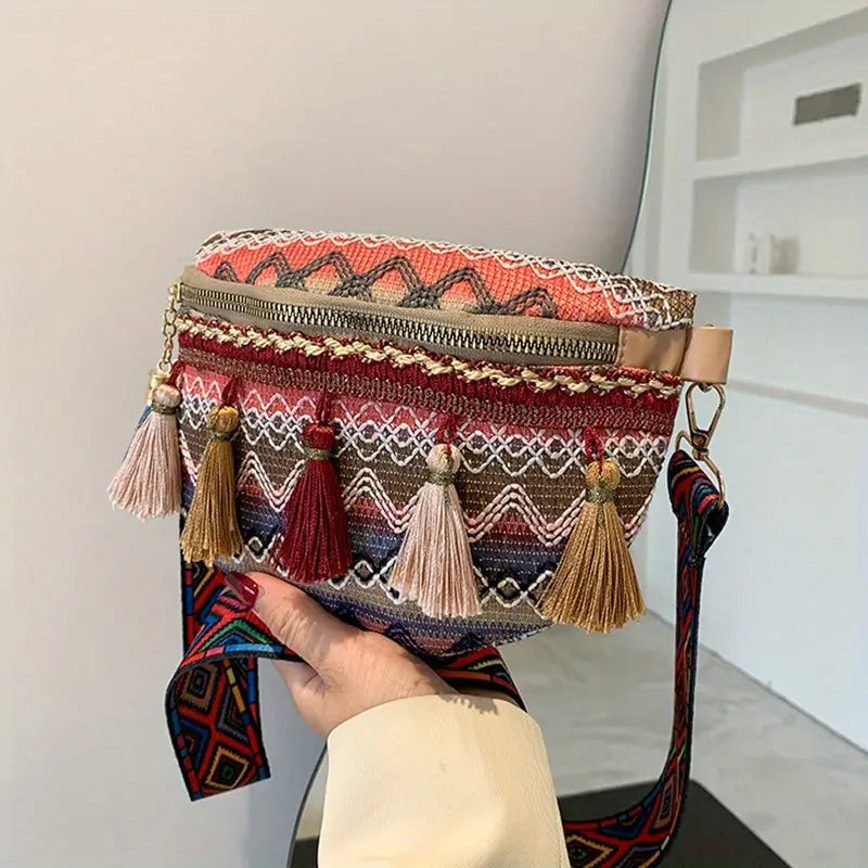 Retro Schoudertas Etnische Stijl Dixie