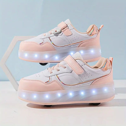 Sneakers met Wieltjes Lichtgevende Zolen voor Kinderen