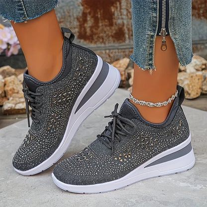 Dames Comfortabele Sneakers Uitneembare Binnenzool
