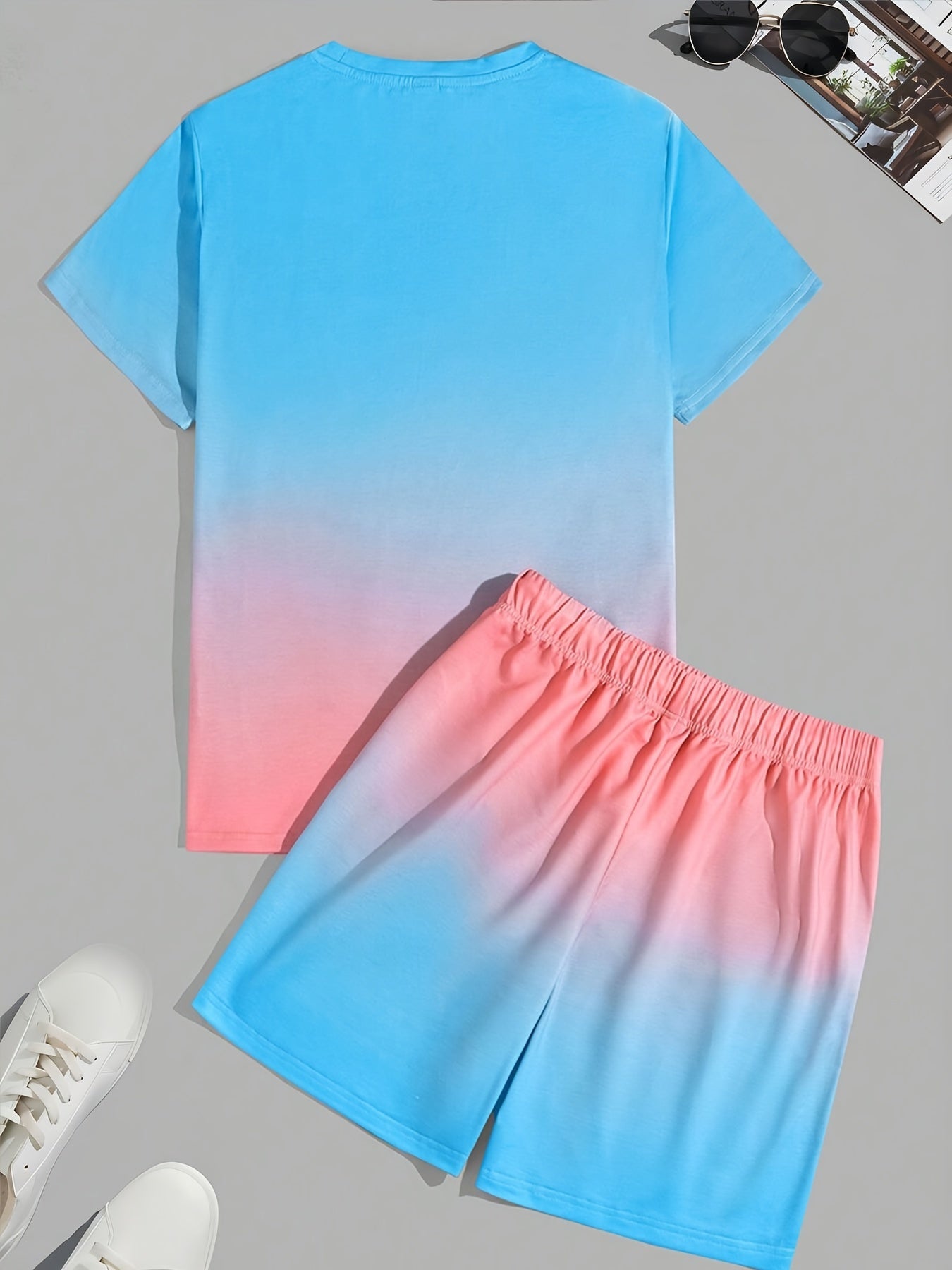 Heren Zomerset T-shirt en Shorts CoolFlex Licht en Comfortabel