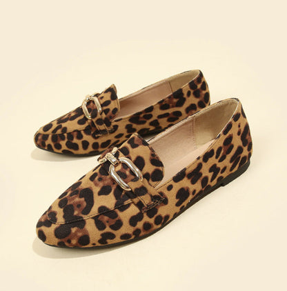 Dames Loafers Panterprint Chic Comfortabel