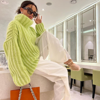 Dames Oversized Trui Grof Gebreid Zacht Colmodel