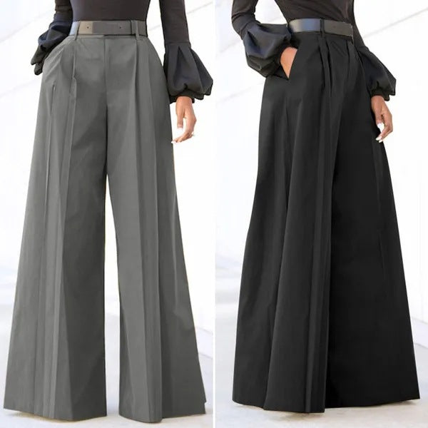 Dames Hoge Taille Broek Wijde Pijpen Comfortabel