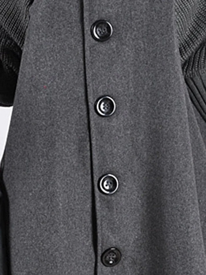 Oversized Jas Maribel Zwart Langer Model