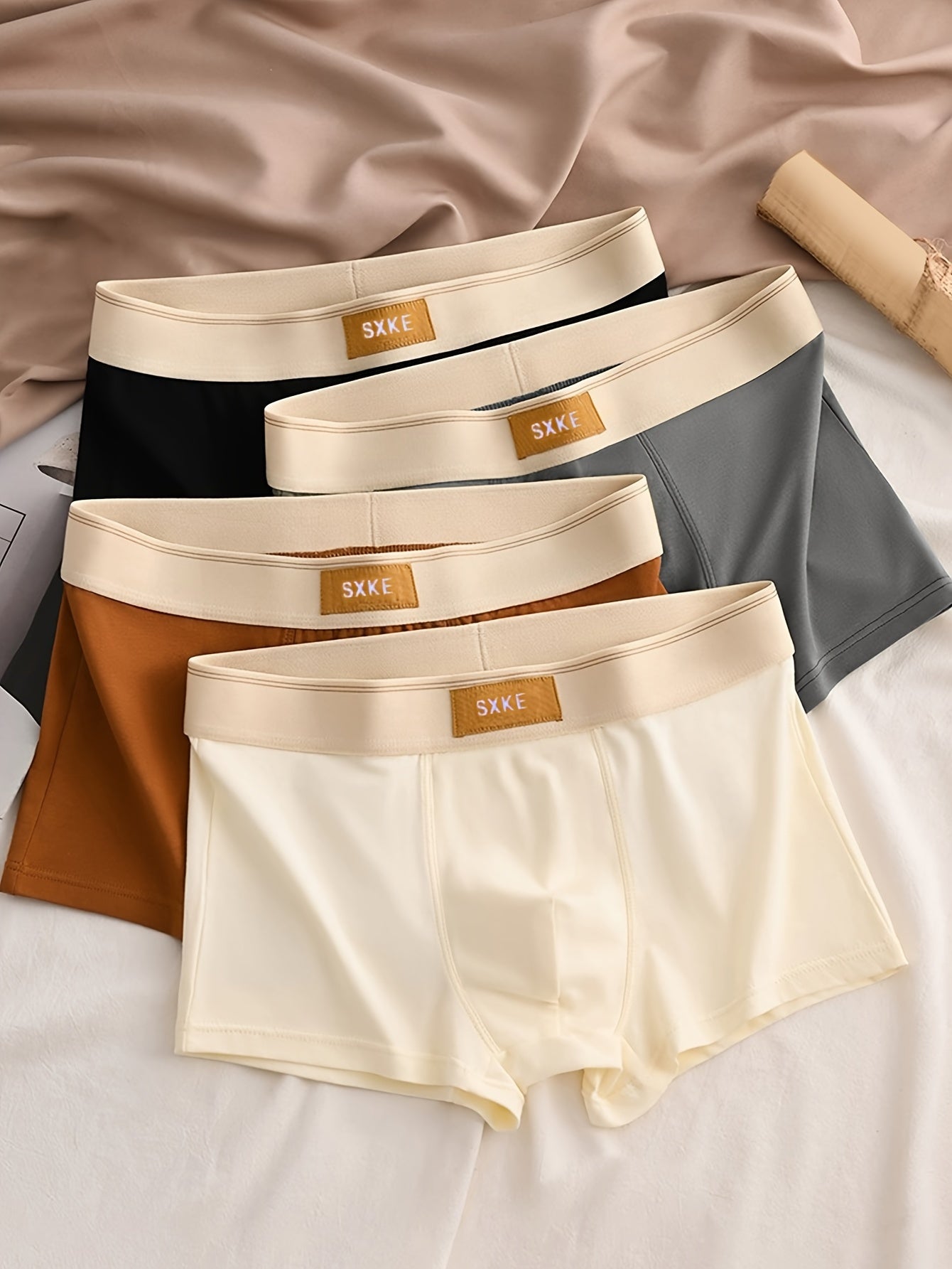 Heren Boxershorts 4-Pack Ademend Katoen Comfortabel - Mode Vibes