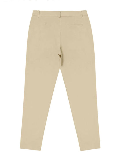 Daan | Stijlvolle potloodbroek voor heren in de kleur Khaki voor heren in stijl ideaal voor de lente.