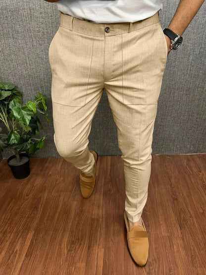 Mannen Potloodbroek Slim Fit Stijlvolle Broek - Mode Vibes