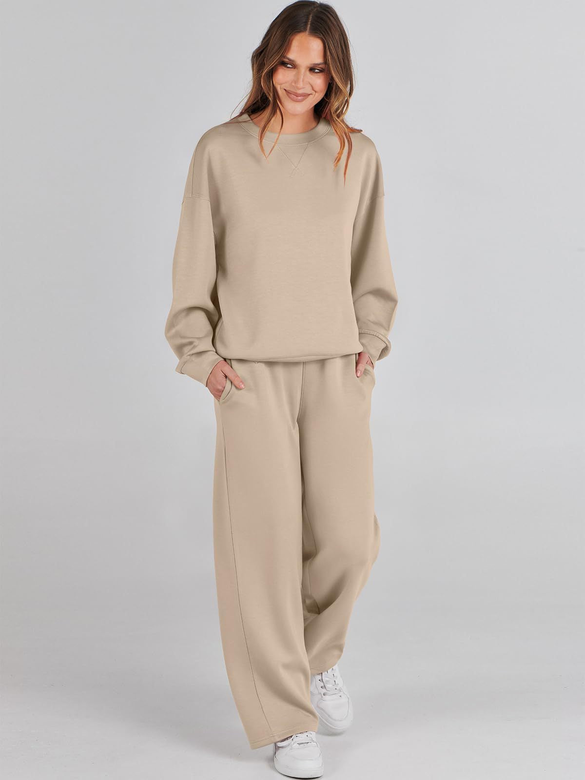Dames Sweater Set Lange Mouwen Comfortabel Tweedelig