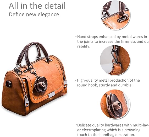 Dahlia Boston Tas | Stijlvolle Schouder Tas voor Dames