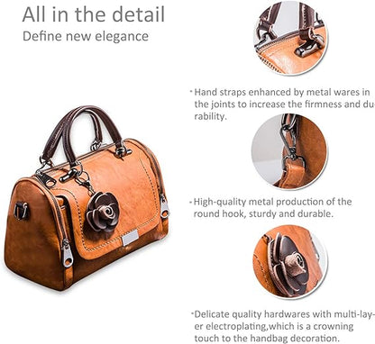 Dahlia Boston Tas | Stijlvolle Schouder Tas voor Dames