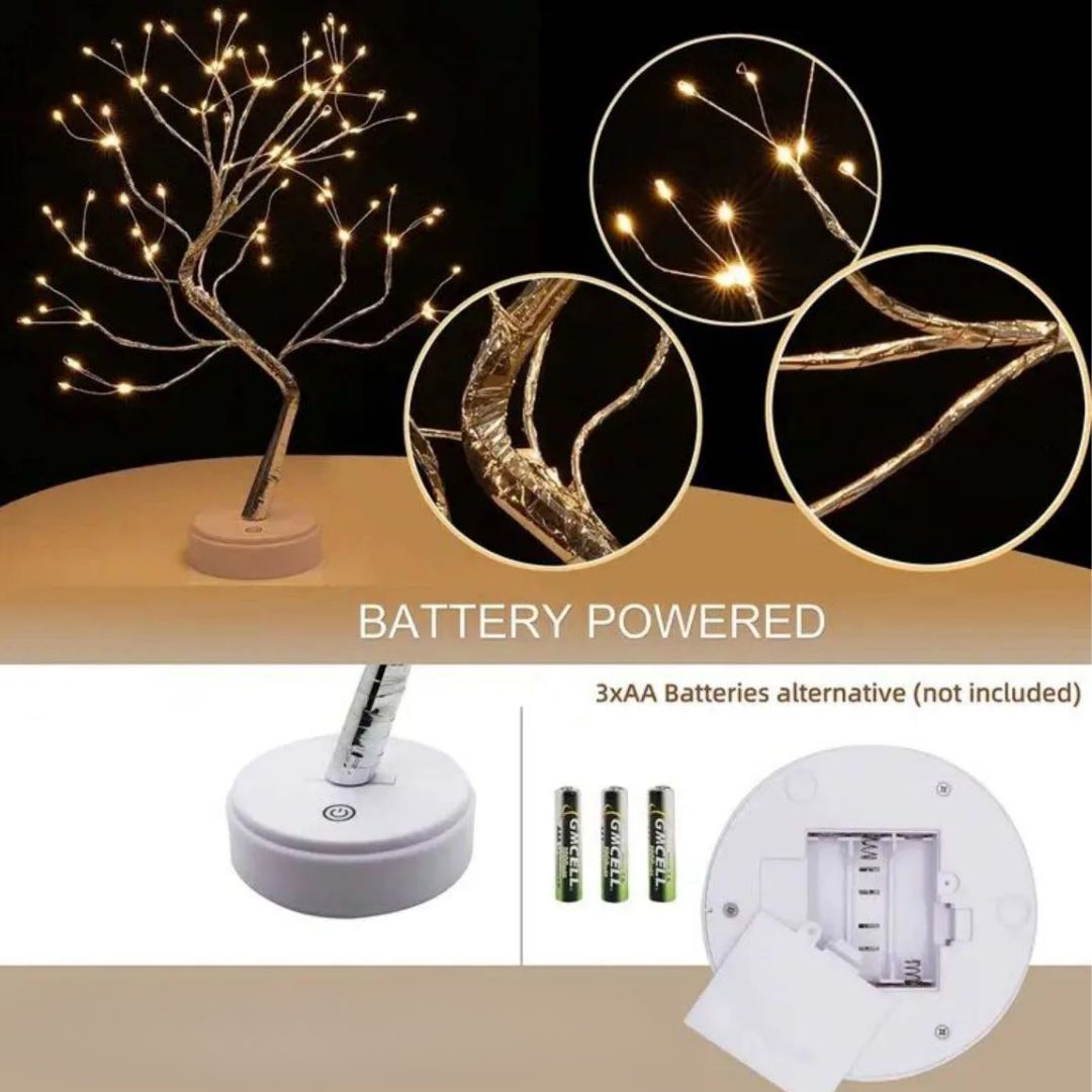 Koperen Boomlamp Sterrennacht Design Modern