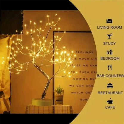 Koperen Boomlamp Sterrennacht Design Modern
