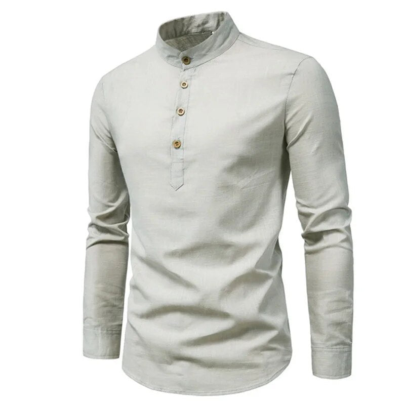 Daniel | Stijlvol heren overhemd in de kleur Grijs voor heren in stijl ideaal voor de herfst.