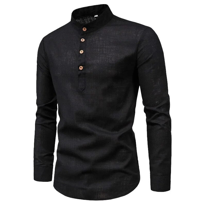 Stijlvol Heren Overhemd met Klassiek Design - Mode Vibes