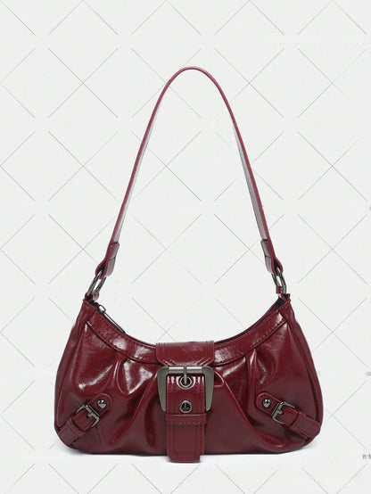 Vintage Saddle Bag – Y2K Schoudertas met Studs