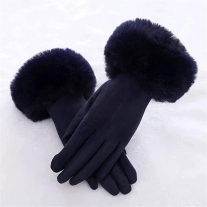 Suède Handschoenen Klassieke Stijl Warm en Zacht