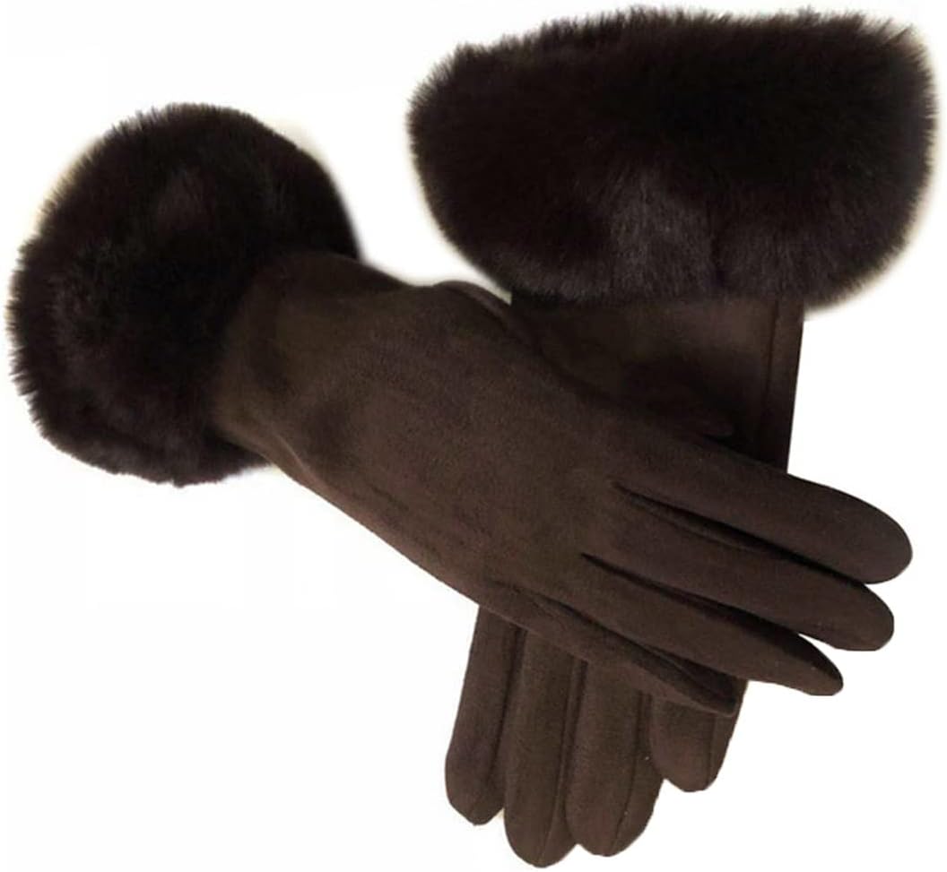 Suède Handschoenen Klassieke Stijl Warm en Zacht