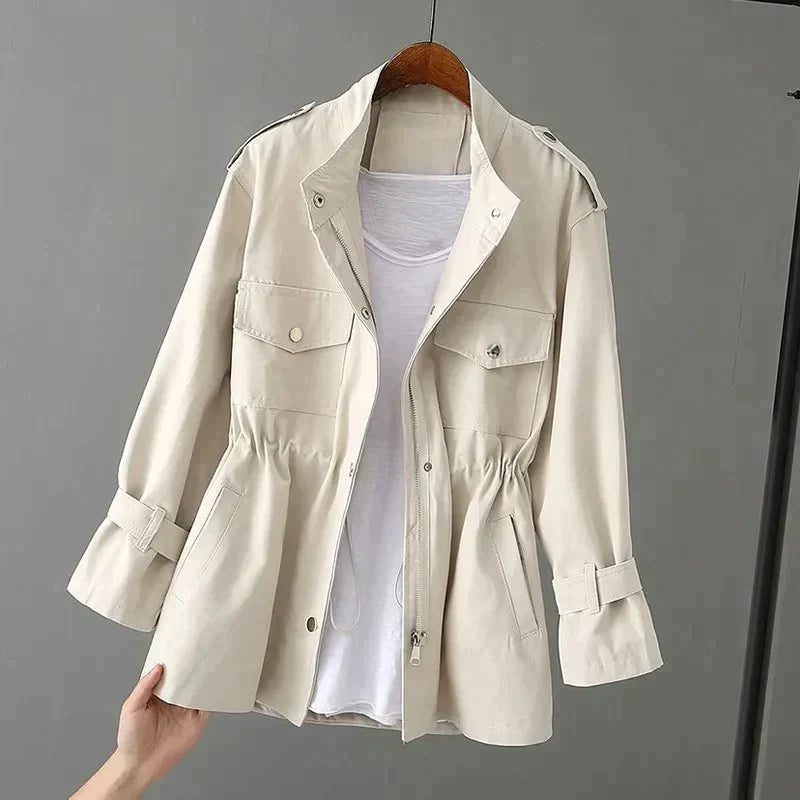 Dame Trenchcoat Elegante Klassieke Stijl - Mode Vibes