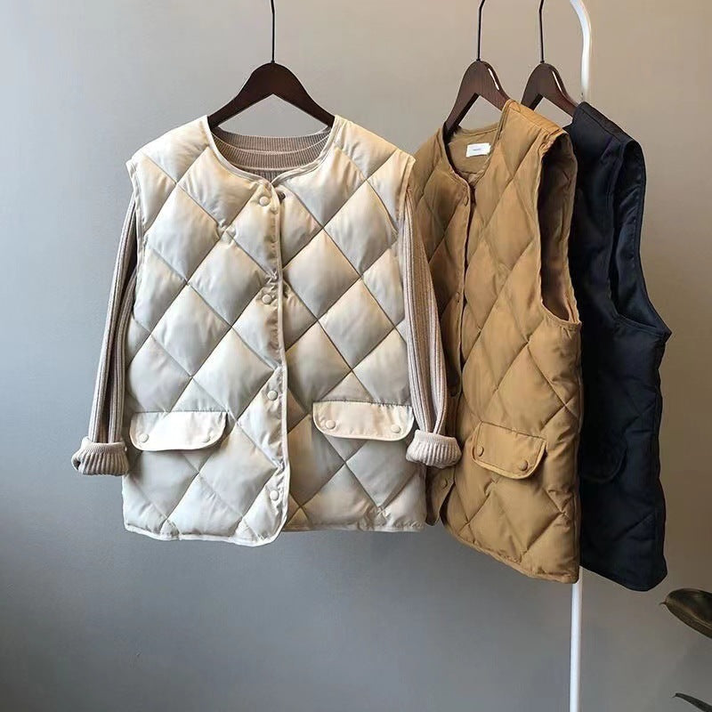 Dames Bodywarmer Gewatteerd Quilted Jacket
