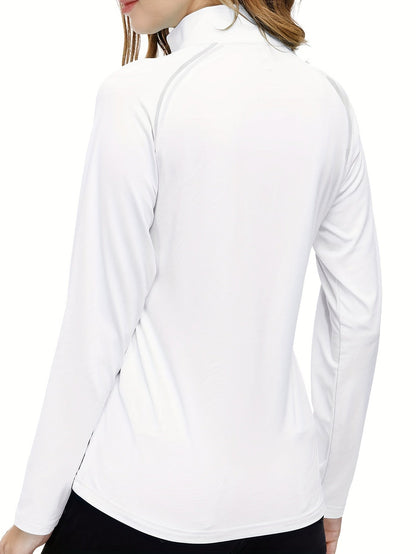 Dames Sportshirt Lange Mouwen Trainingsshirt Nadira