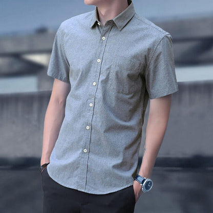Heren Poloshirt Ademend met Knopsluiting Stijlvol Bequem
