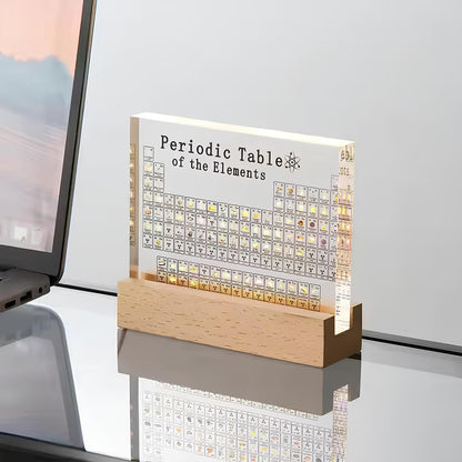 Periodieke Tabel Lamp met Echte Elementen