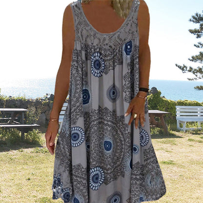 Mouwloze Zomerjurk Luchtig en Comfortabel