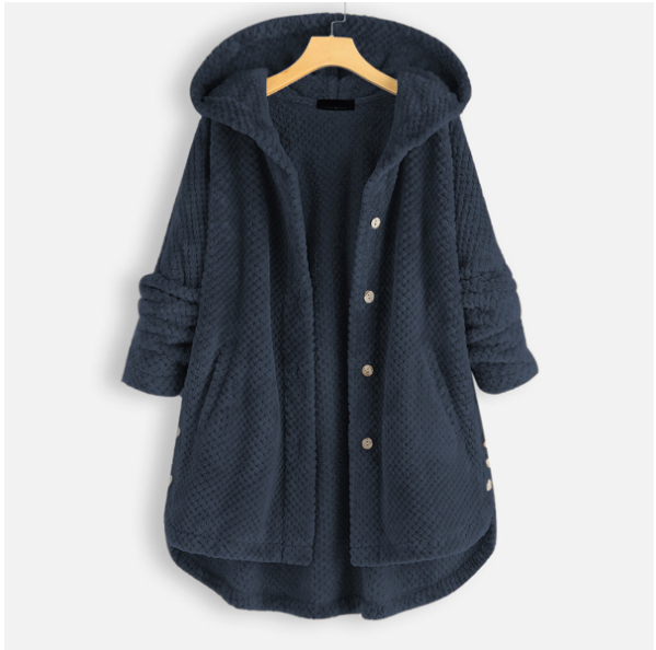 Zachte Fleece Badjas met Capuchon voor Dames