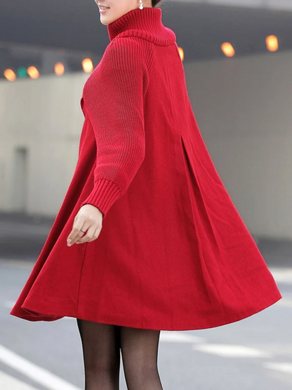 Oversized Jas Maribel Zwart Langer Model