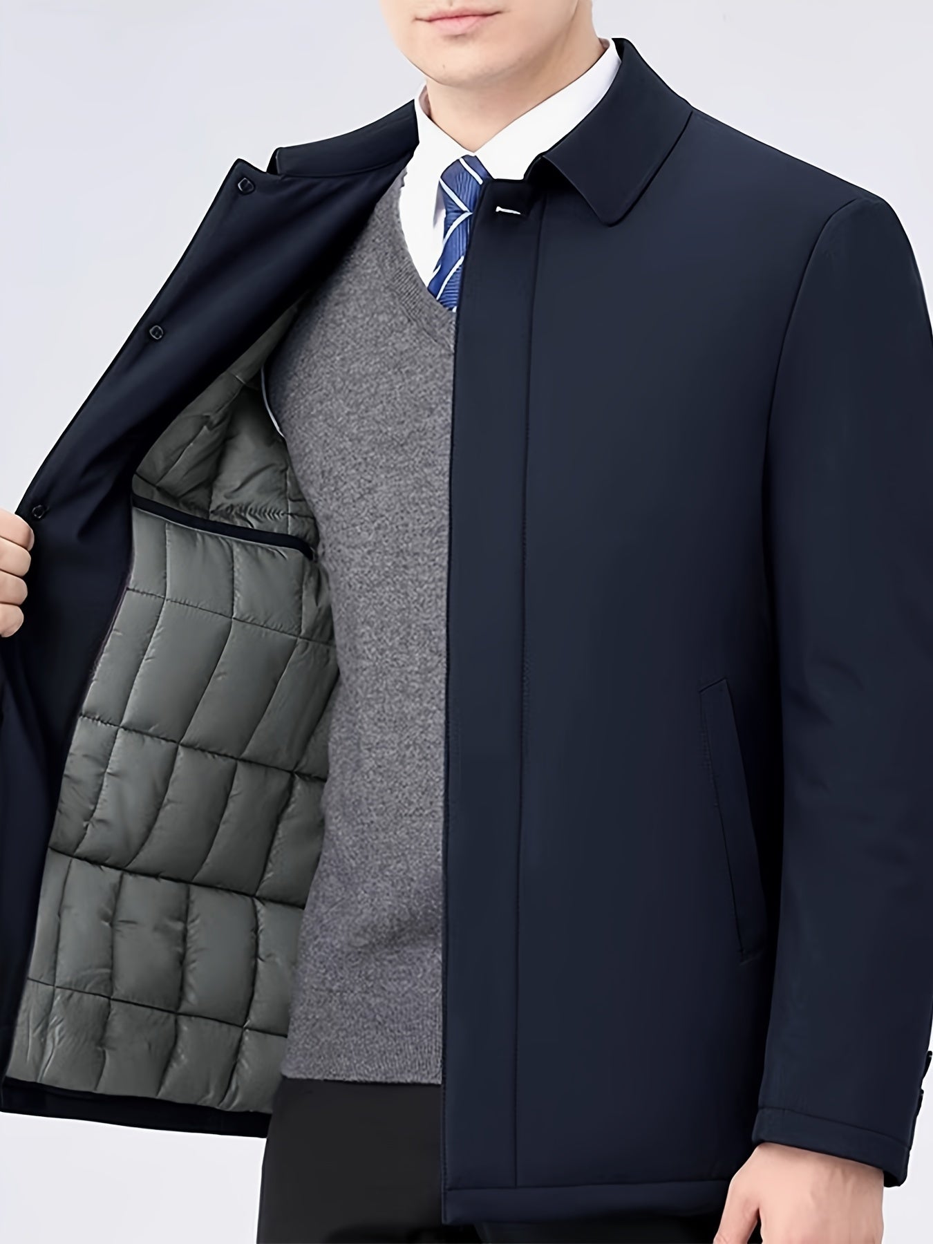 Herentrenchcoat Klassiek Waterdicht van Renovan - Mode Vibes