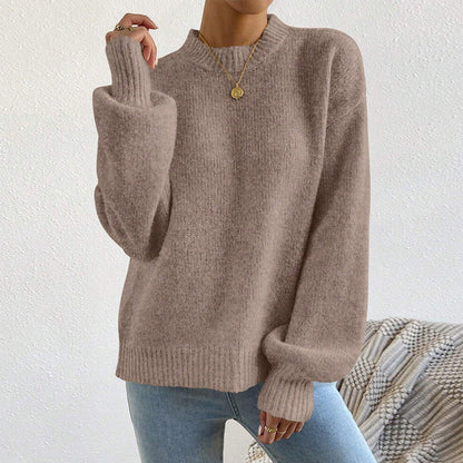 Dames Gebreide Trui Zacht Elegante Stijlvolle Trendy Design