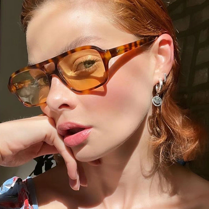 Dames Zonnebril Aviator Stijl met Kleurige Glazen - Mode Vibes