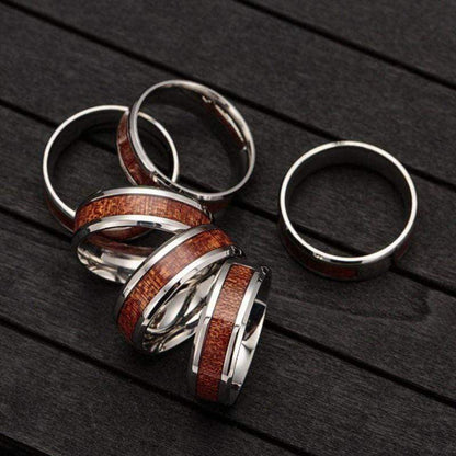 RVS Ring Levensboom voor Dames Zilverkleurig Elegant