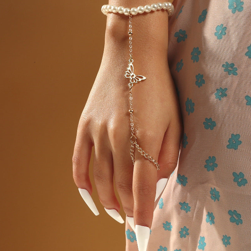 Vlinder Sieraden Set Dames Ring Armband met Ketting