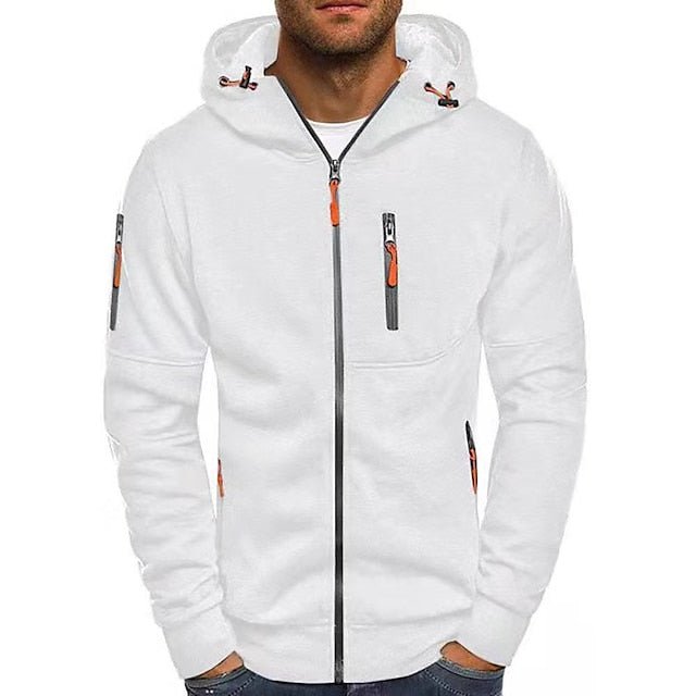 Edoardo | Giacca con zip e cappuccio
