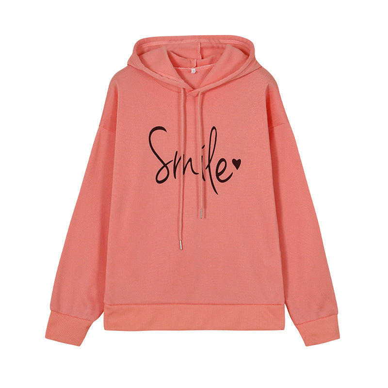 Dames Hoodie met Vrolijke Smile Print