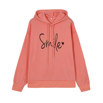 Dames Hoodie met Vrolijke Smile Print