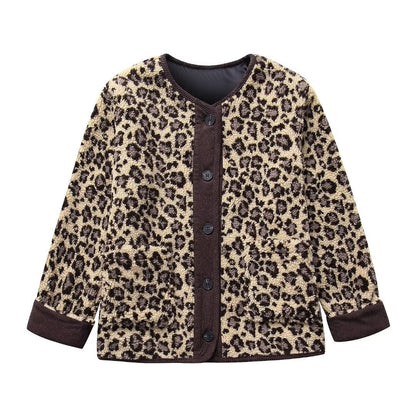 Dames Teddyjas Leopard Print Zacht en Stijlvol