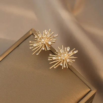 Gouden Oorbellen met Zirkonia Steentjes Livia