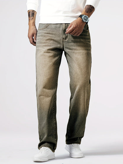 Heren Jeans Casual Street Style Blauw Milan