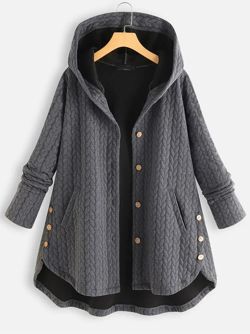 Warme Winterjas voor Vrouwen Donkere Kleuren