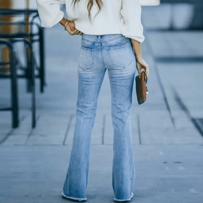 Wijd uitlopende Jeans voor Vrouw Serena