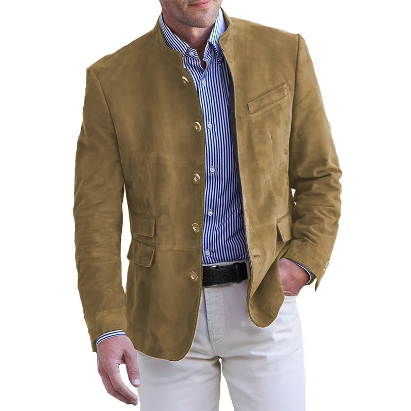 Colbert Jas voor Mannen Donker Blauw Klassiek Model - Mode Vibes