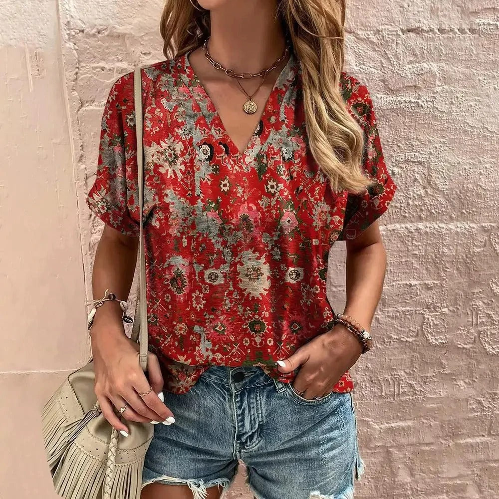 Vintage Katoenen T-shirt Galilea