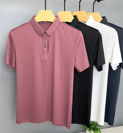 Heren Kreukvrije Polo – Comfortabele Stretch Polo T-Shirt