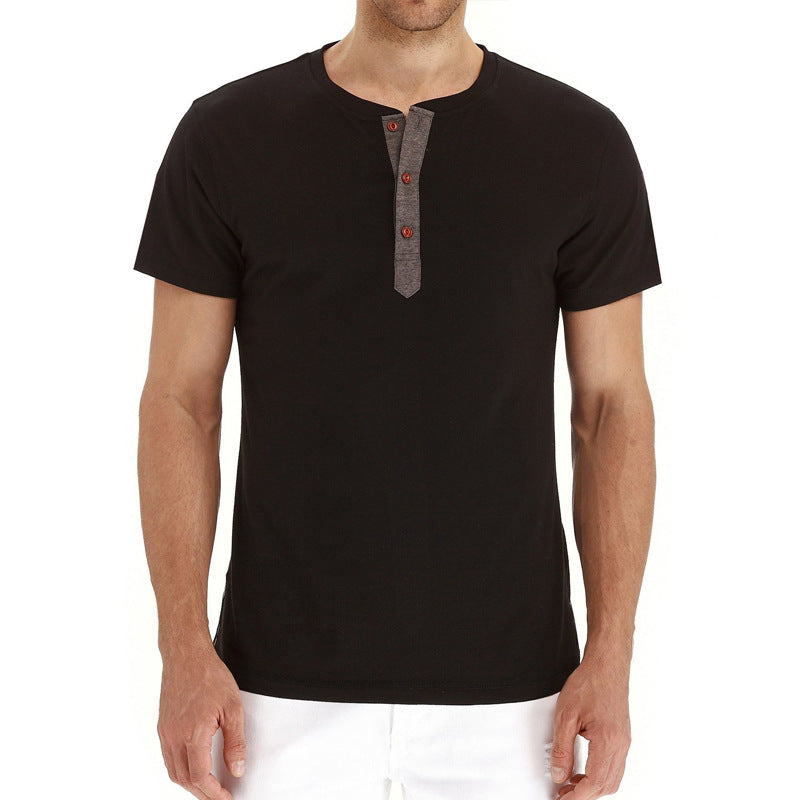Katoenen T-shirt Heren Zomer Luchtig en Comfortabel