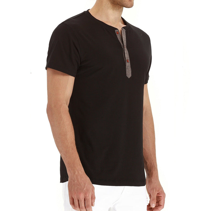 Katoenen T-shirt Heren Zomer Luchtig en Comfortabel