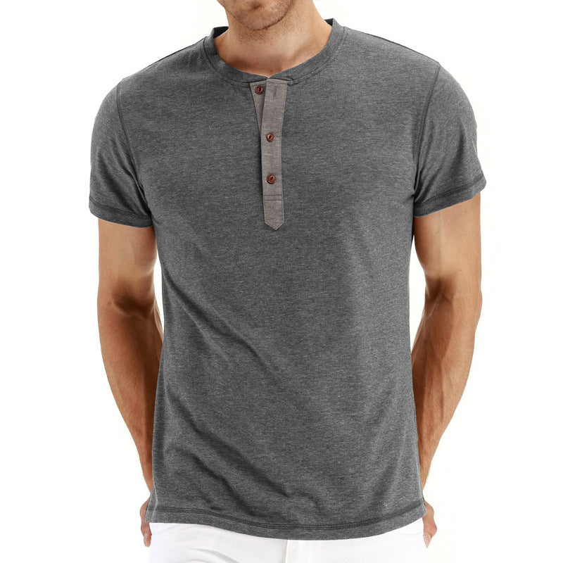 Katoenen T-shirt Heren Zomer Luchtig en Comfortabel